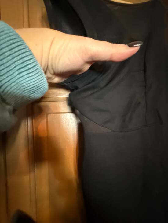 Fable Mesh Inset Sheer V-Neck Bodycon Mini Dress - Picture 3 of 8